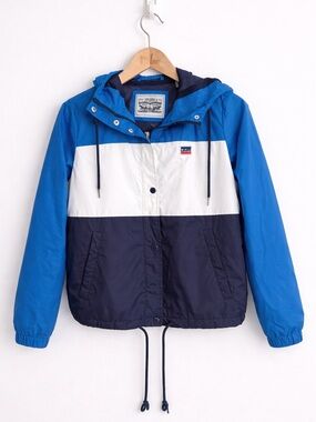 Levi’s Retro Colorblock Hooded Windbreaker Jacket - Small